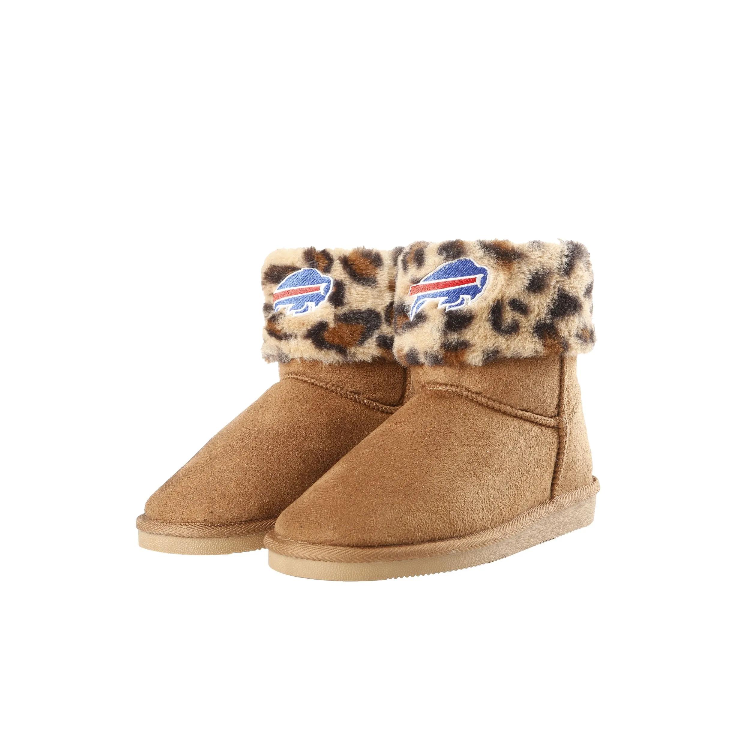 NFL Womens Cheetah Fur Boots - Pick Your Team!