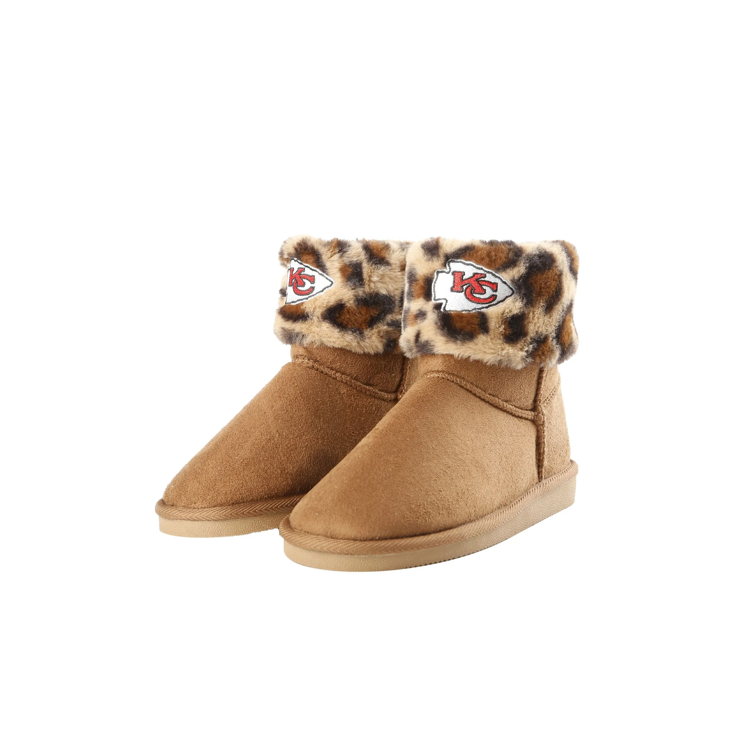 NFL Womens Cheetah Fur Boots - Pick Your Team!
