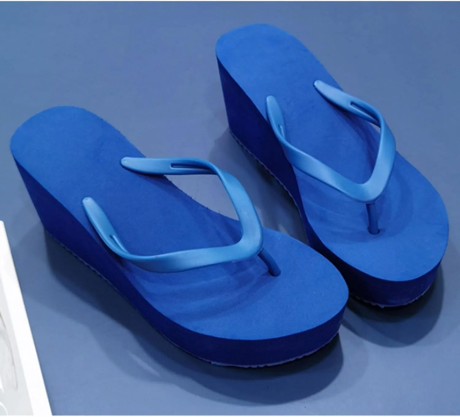 Platform Flip Flops for Women Slip on Wedge Sandals for Women Summer Beach Sandals Wedge Flip Flops