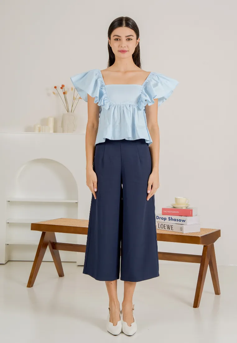 Ranee Butterfly Flare Sleeves Top