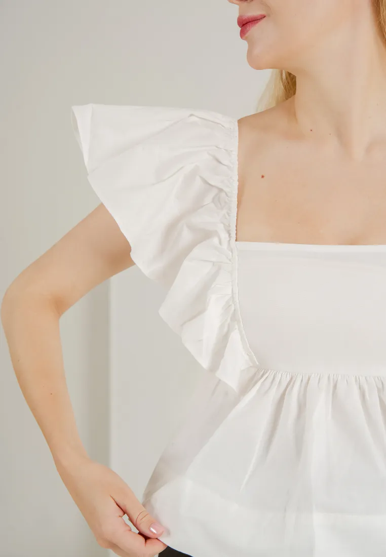 Ranee Butterfly Flare Sleeves Top