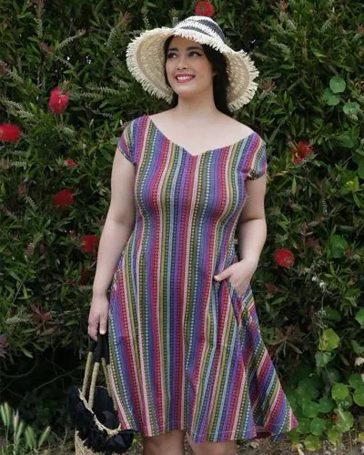 Rory Dress- Folk Print