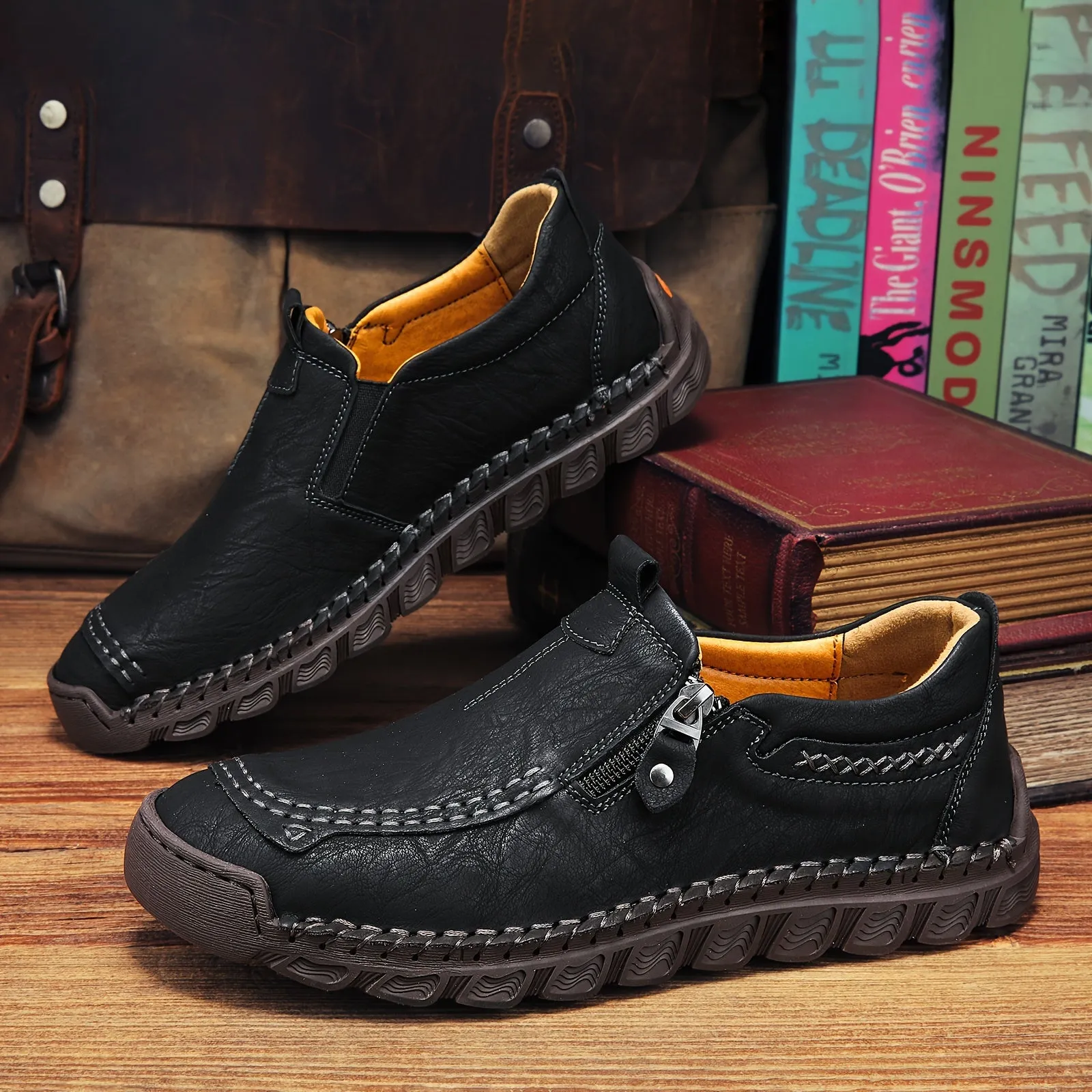 Stylish Men's Comfort Loafers - Ultra-Breathable, Lightweight, and Exceptionally Comfortable with Non-Slip Rubber Sole for Outdoor Wear, Perfect for Travel, Hiking, and Daily Casual Use