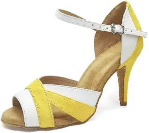SWDZM Latin Dance Shoes Women Heels Tango Salsa Ballroom Shoes Comfortable Professional Dance Shoes