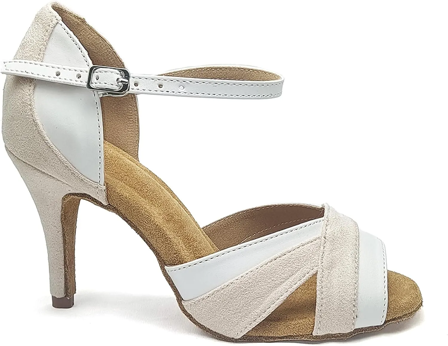 SWDZM Latin Dance Shoes Women Heels Tango Salsa Ballroom Shoes Comfortable Professional Dance Shoes