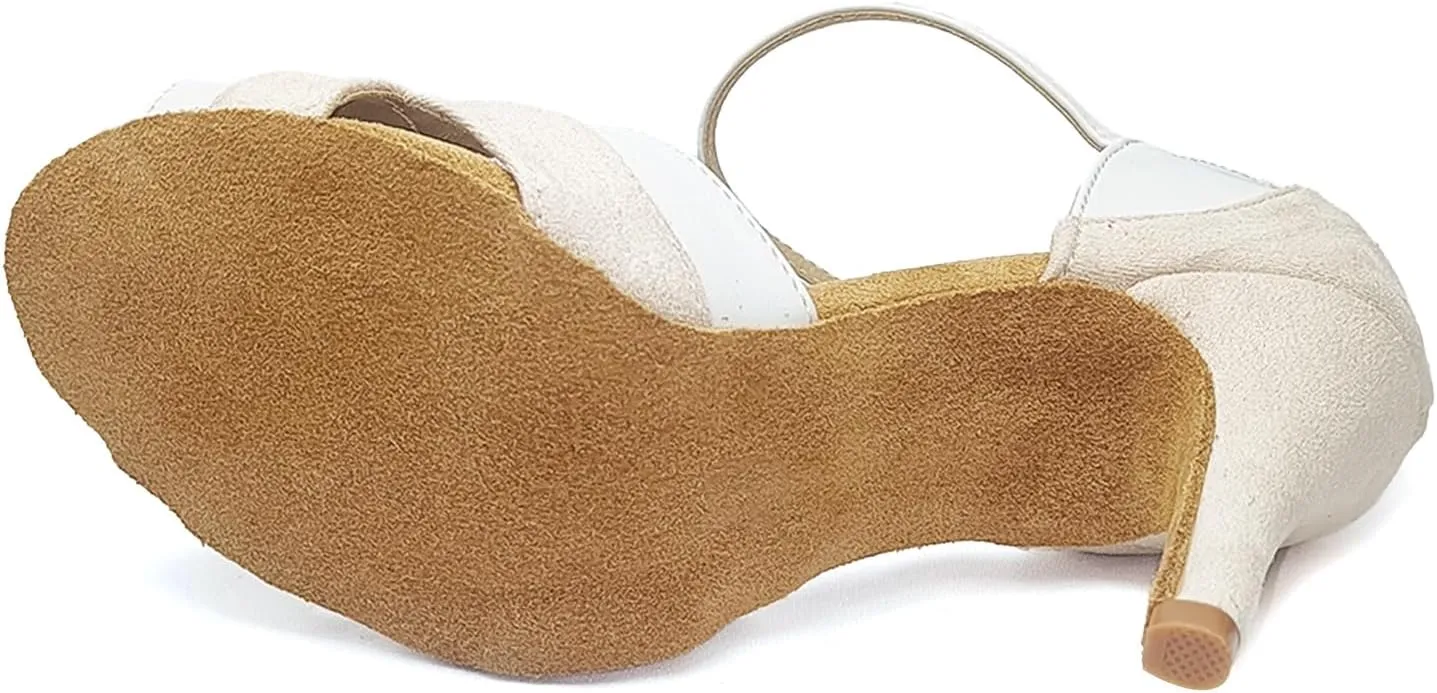 SWDZM Latin Dance Shoes Women Heels Tango Salsa Ballroom Shoes Comfortable Professional Dance Shoes