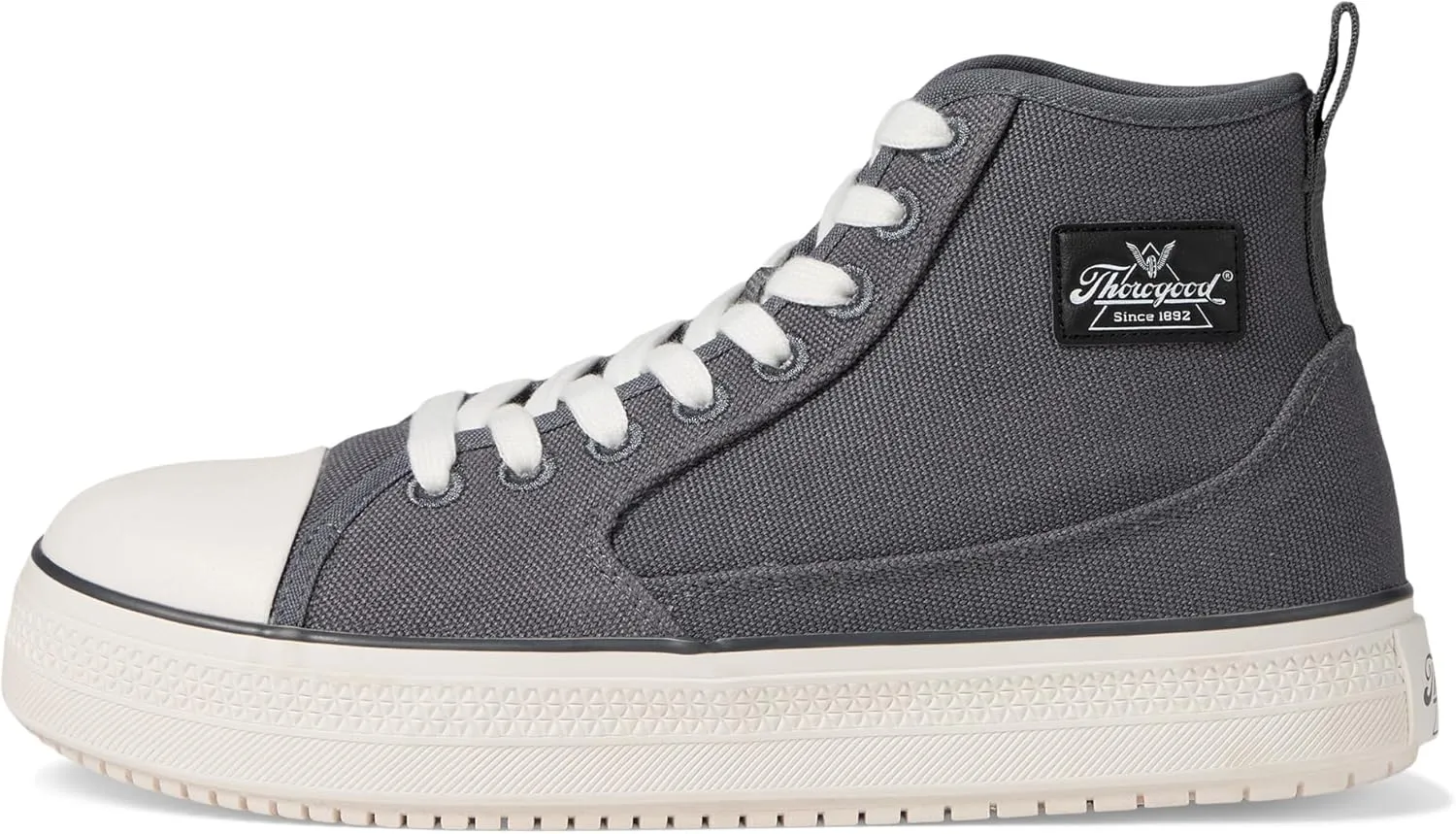 Thorogood Mid-Height Warehouse Won Work Shoes for Men with Composite Safety Toe and Slip-Resistant Outsole