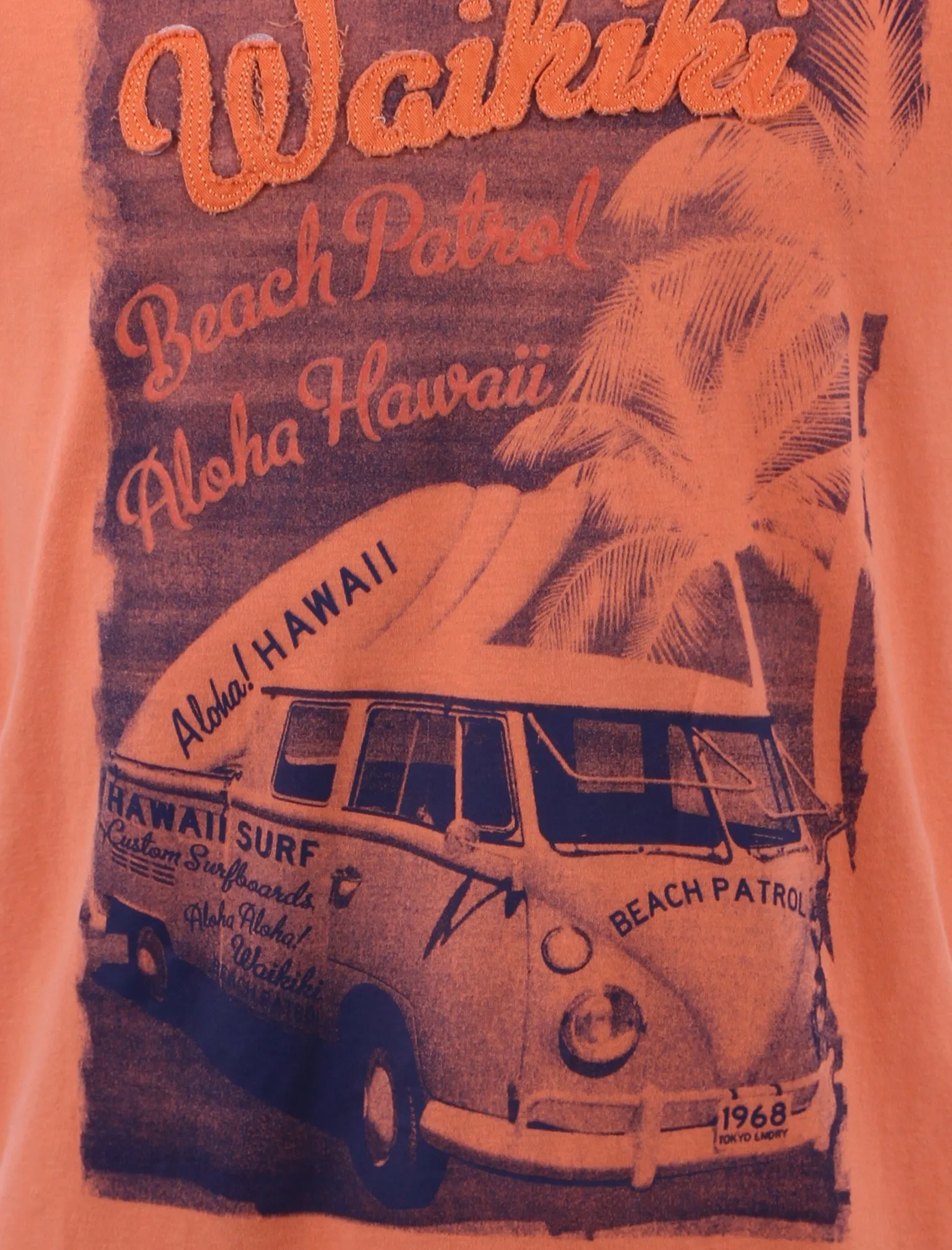 Tokyo Laundry Hermosa Cove t-shirt in Laundered Coral