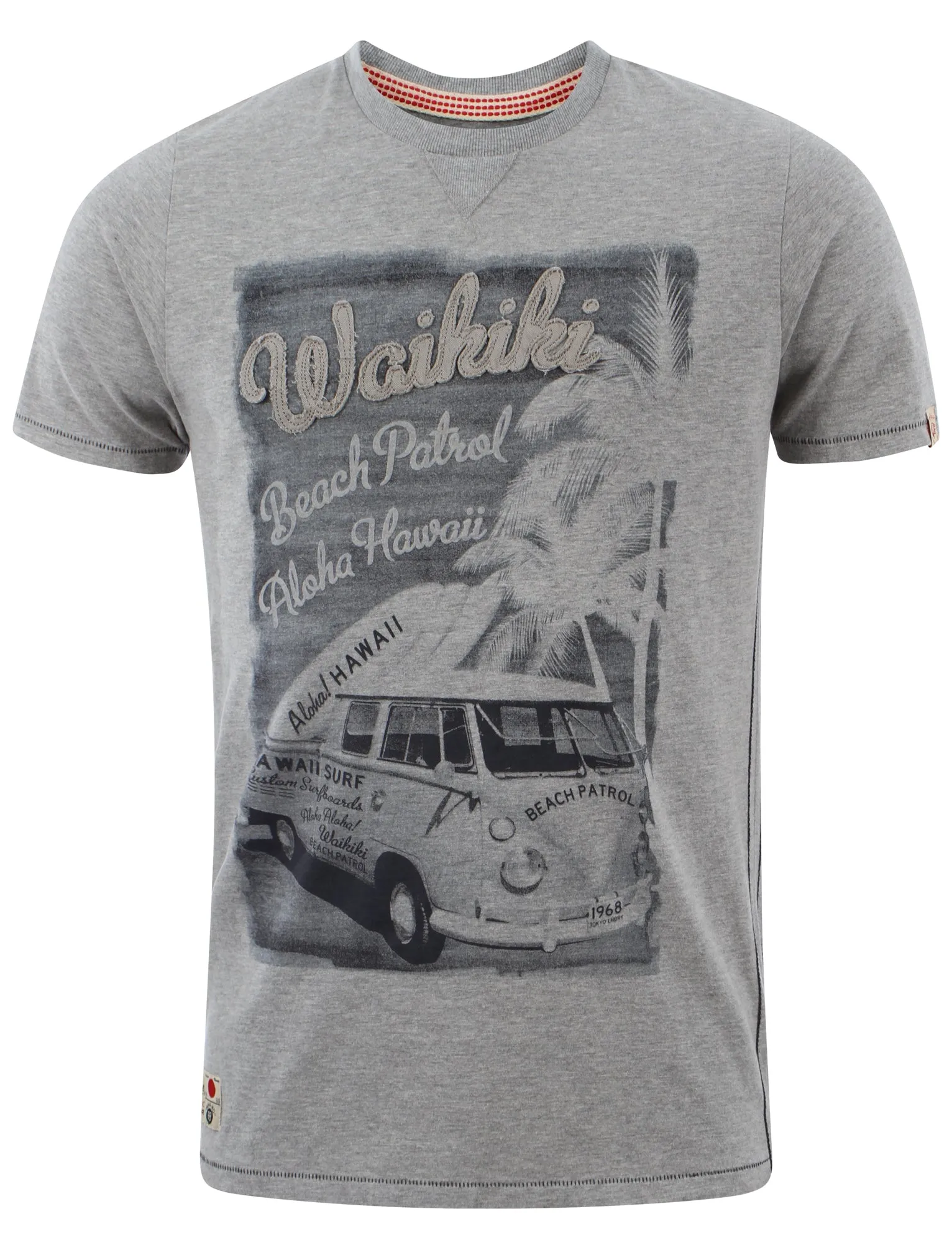 Tokyo Laundry Hermosa Cove t-shirt in Lt Grey Marl