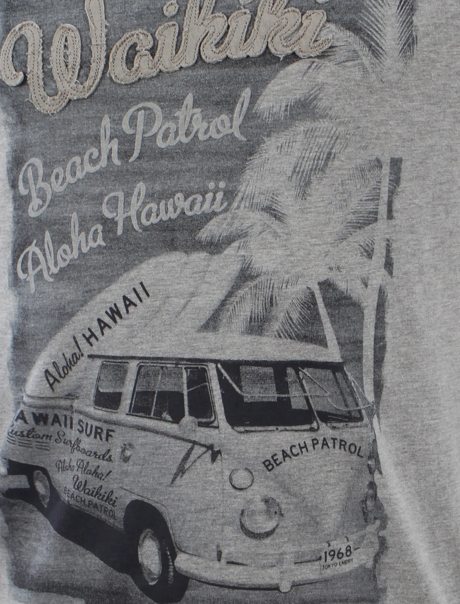 Tokyo Laundry Hermosa Cove t-shirt in Lt Grey Marl