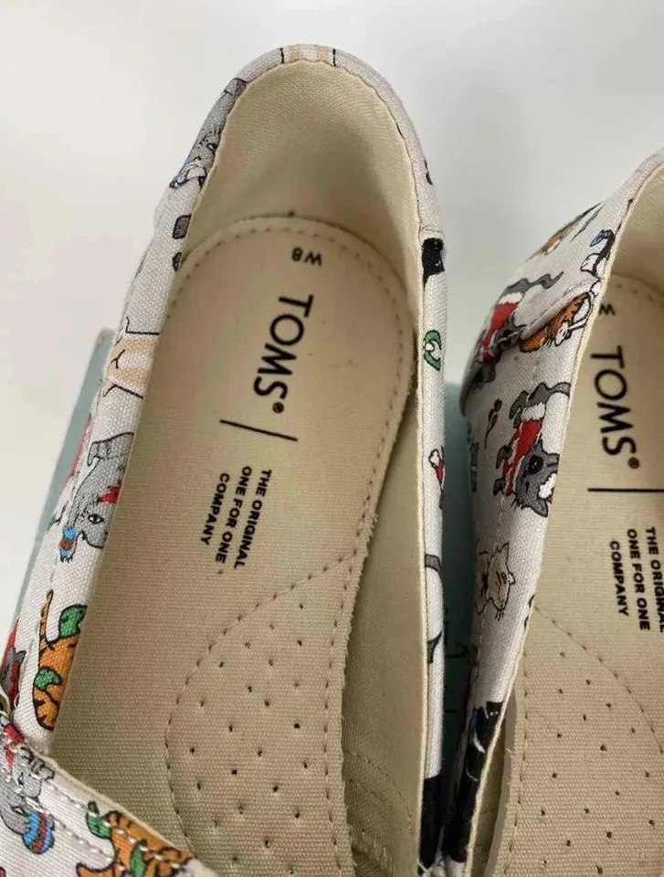 Tom's Cat Christmas Holiday Shoes, Limited Edition