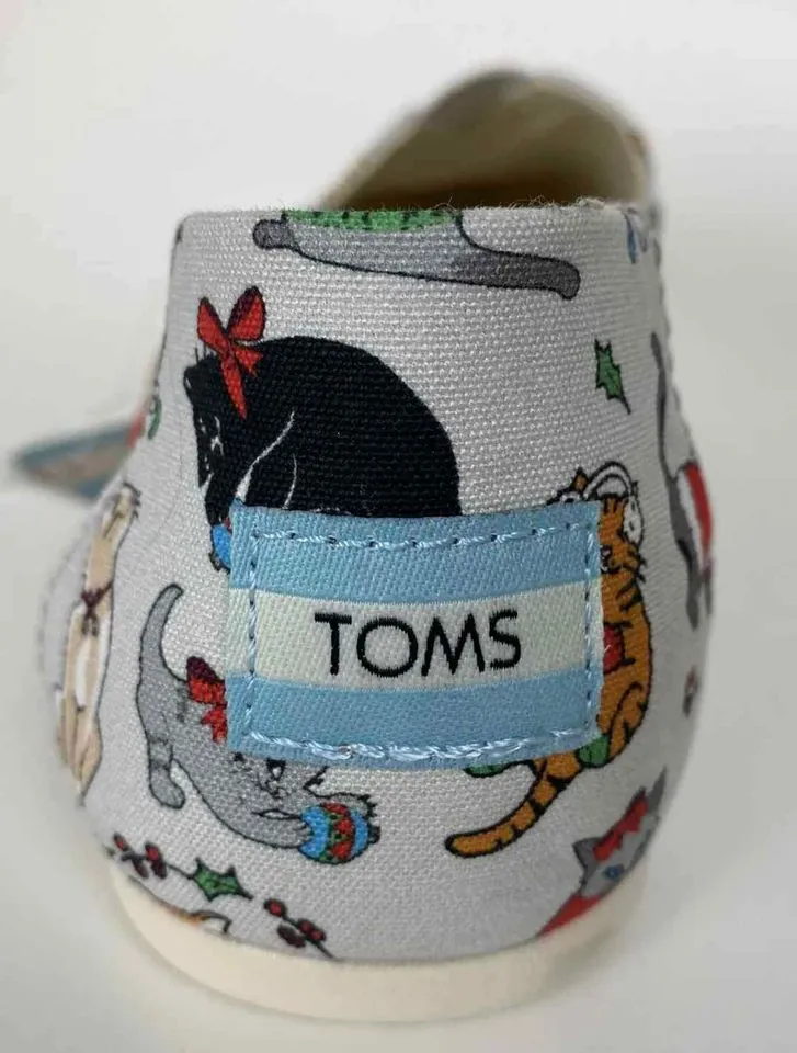 Tom's Cat Christmas Holiday Shoes, Limited Edition