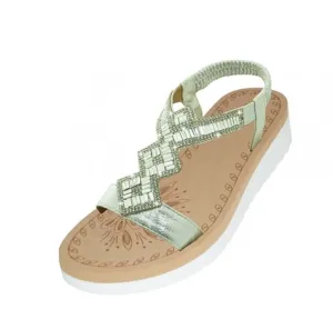 W9805L-S - Women's Rhinestone Sandals
