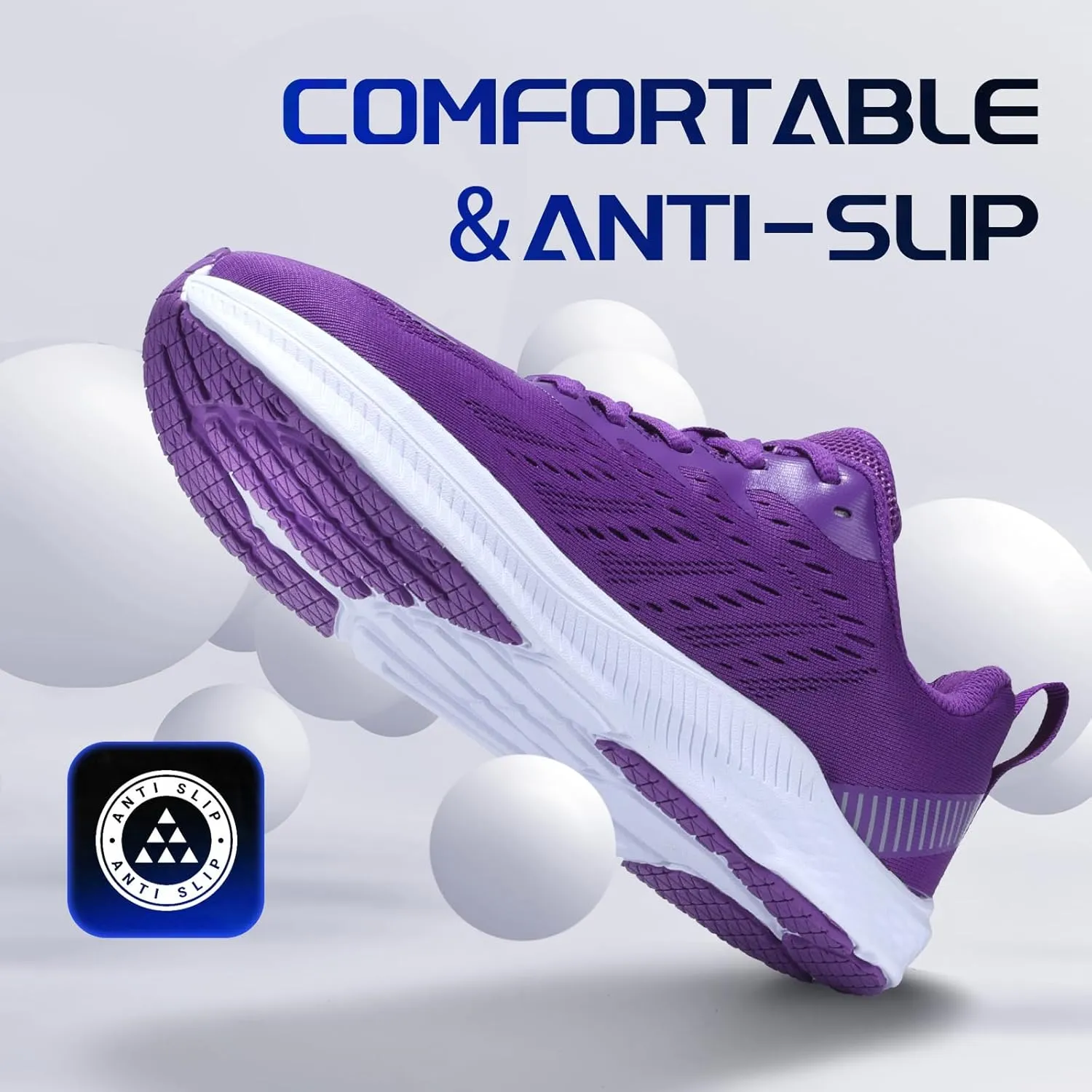ZVC Wide Toe Box Shoes Women Wide Road Runing Lightweight Comfortable Non Slip Walking Shoes