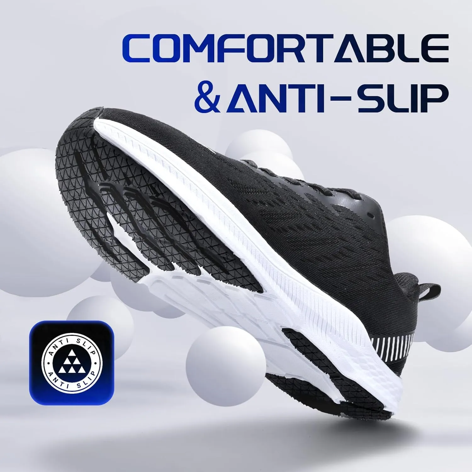 ZVC Wide Toe Box Shoes Women Wide Road Runing Lightweight Comfortable Non Slip Walking Shoes